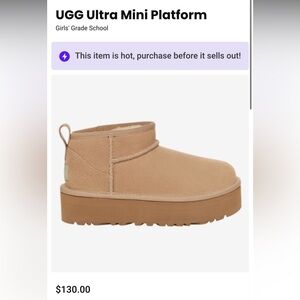 Kids Platform Mini Boot Uggs!